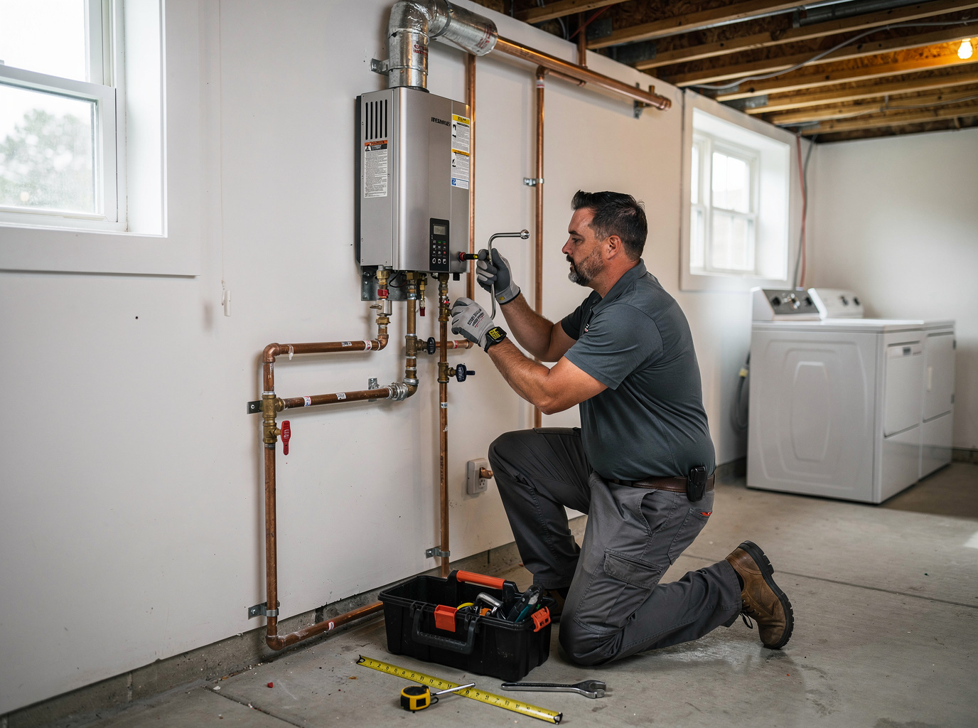 Tankless Water Heater Installation in Acton